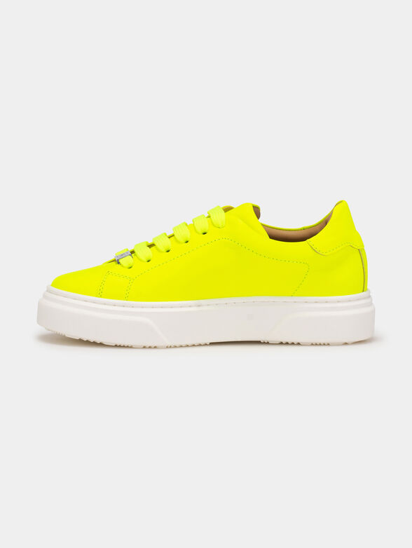 Leather unisex sneakers - 4