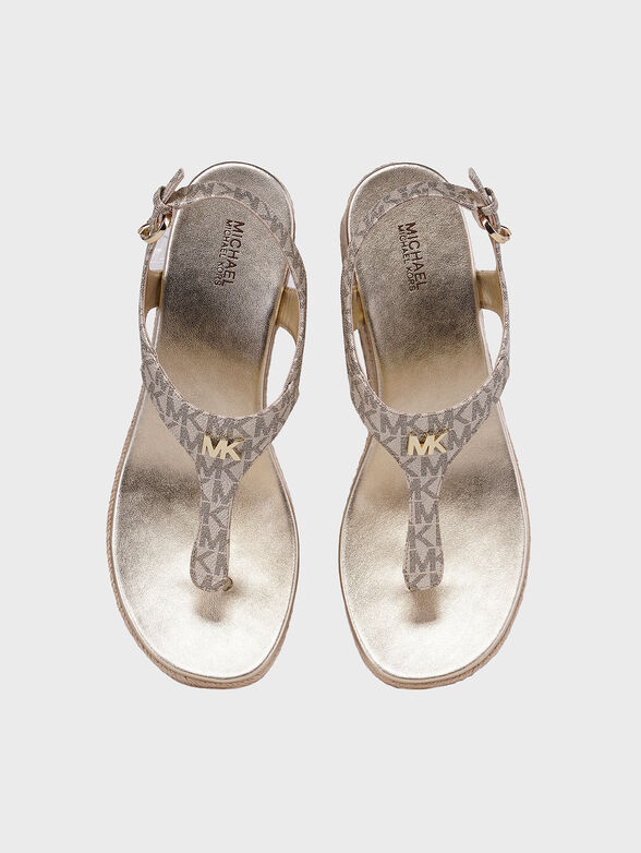 LANEY sandals with logo print - 6