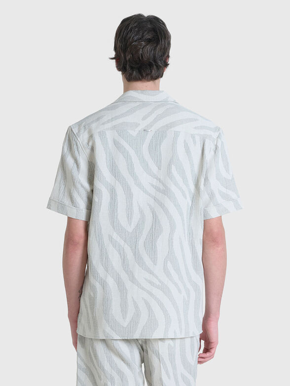 HONOLULU cotton shirt with short sleeves - 2