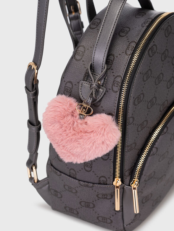 Backpack with monogram print - 4