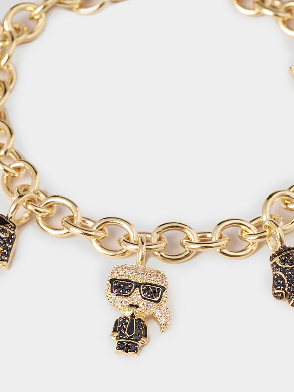 K/Ikonik Charm gold-color bracelet - 2