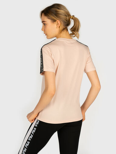TAMSIN T-shirt with contrasting logo print - 3