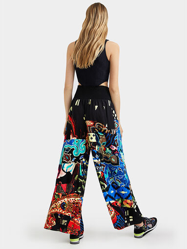 Osaкa trousers with accent print - 3