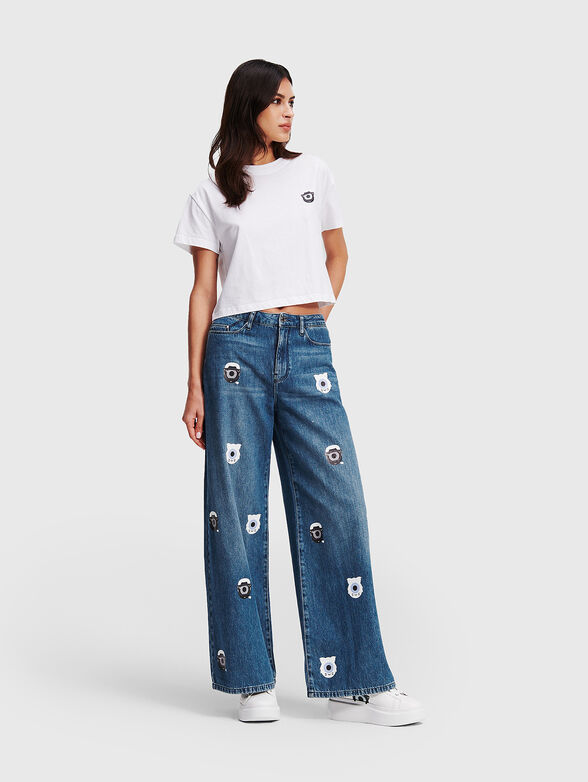 Jeans with print accents KL X DARCEL DISAPPOINTS - 1