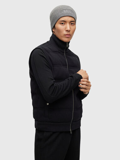 Knitted black hat  - 5