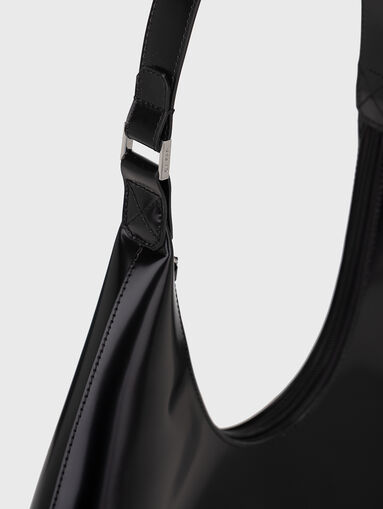 AMBER leather shoulder bag - 5