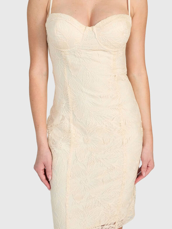 SERENE mini dress with laces - 3
