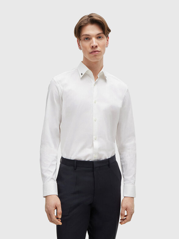 ERMO shirt with logo on the collar - 1