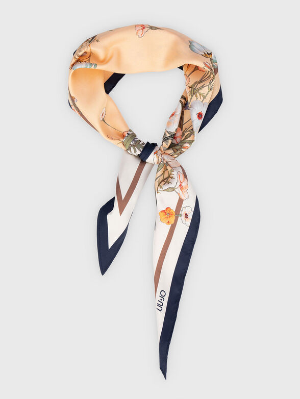 Floral print scarf - 1