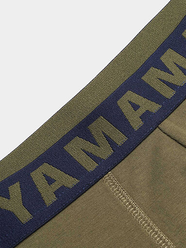 FASHION COLOR Black cotton trunks - 4