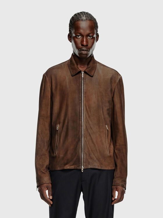 L-CROMBE leather jacket in lambskin - 1