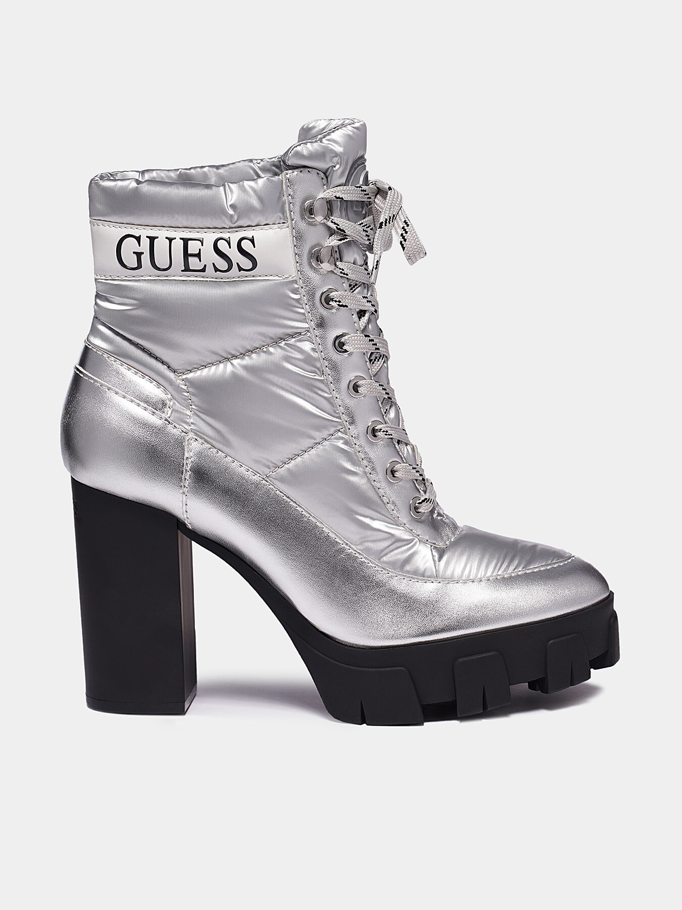 Guess silver shop boots