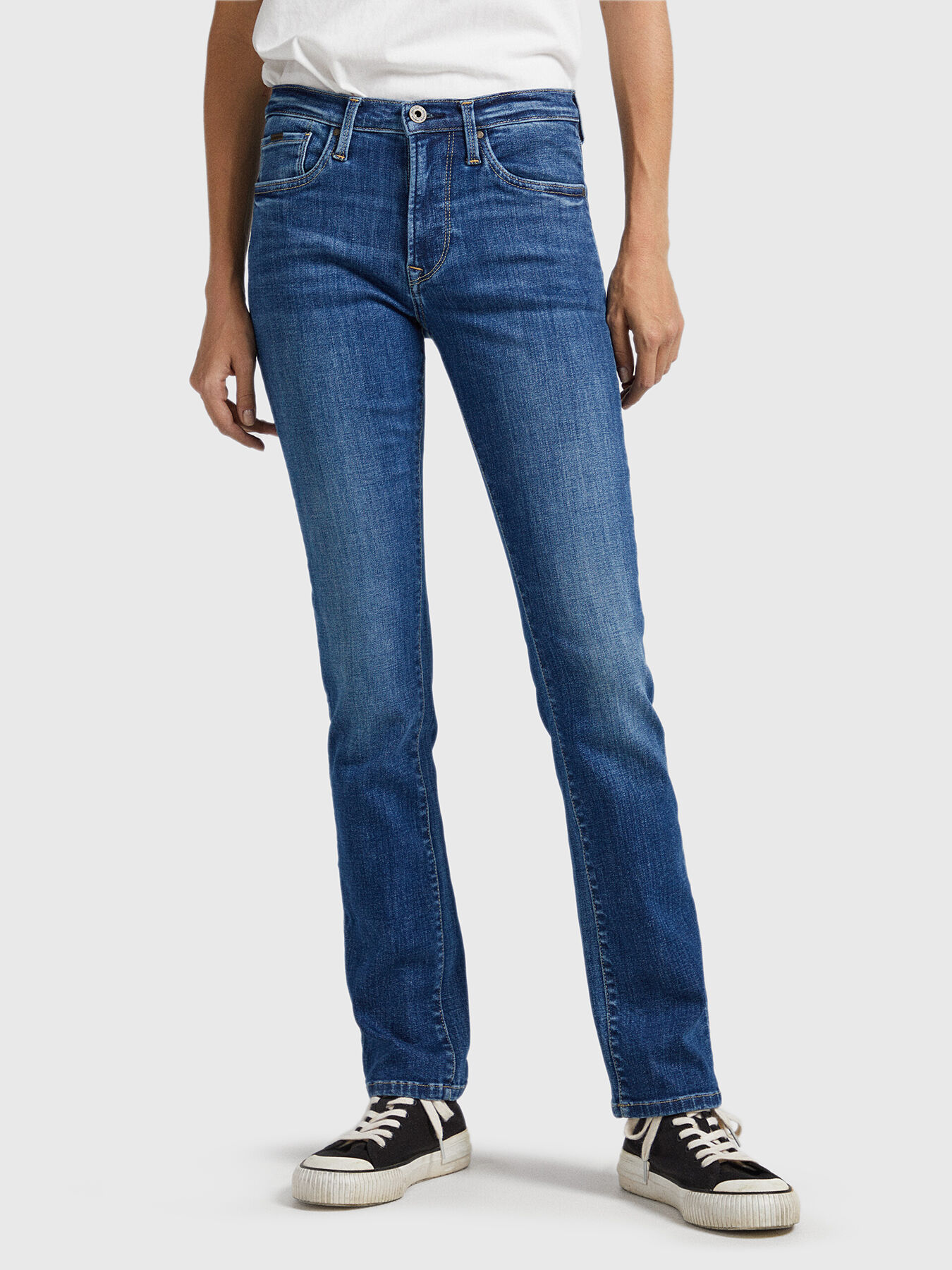 GRACE slim fit high waist jeans brand Pepe Jeans Globalbrandsstore en