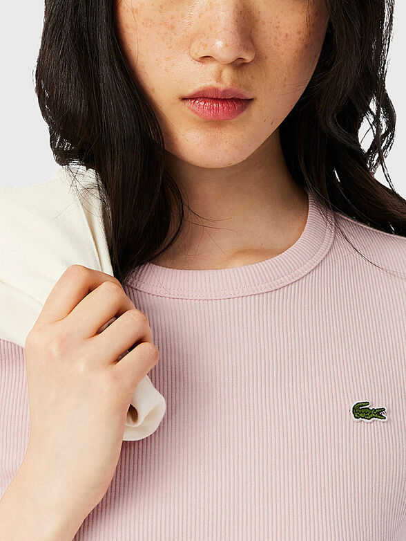 Cotton slim T-shirt - 4