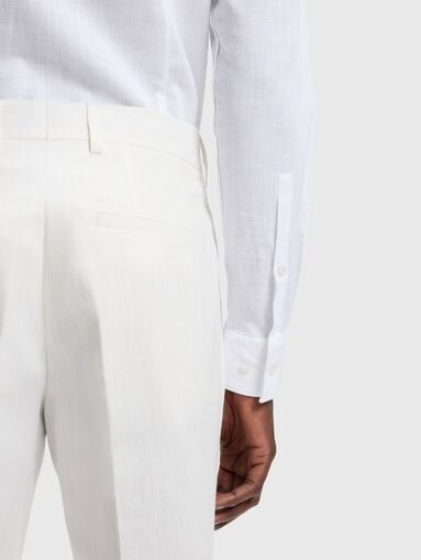 Cotton and linen shirt - 5
