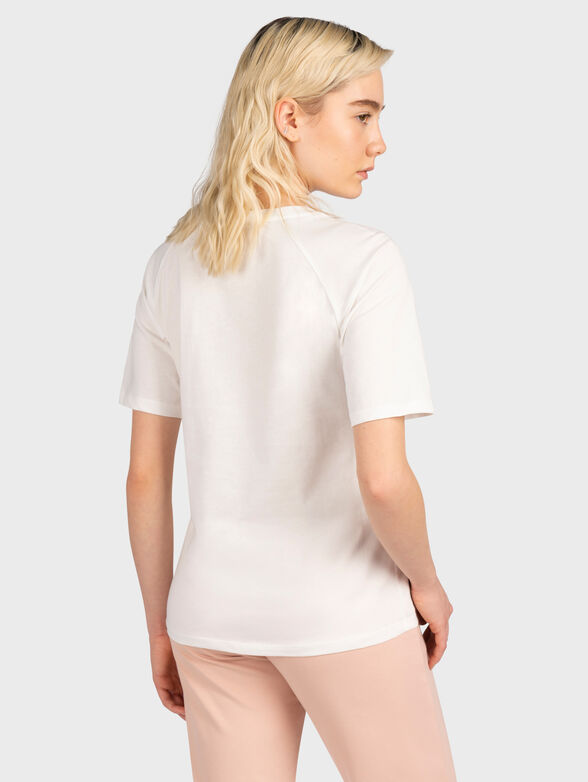 Black T-shirt with shiny accents - 2