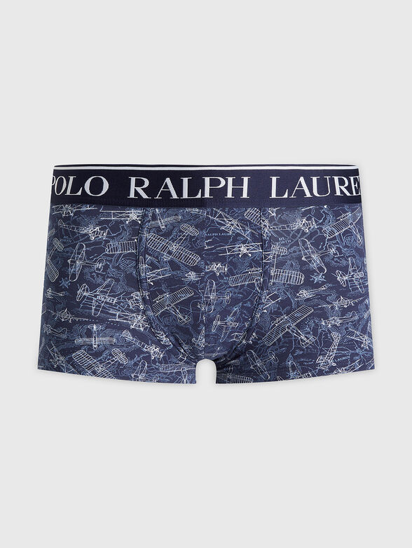 Cotton blend trunks with print - 1