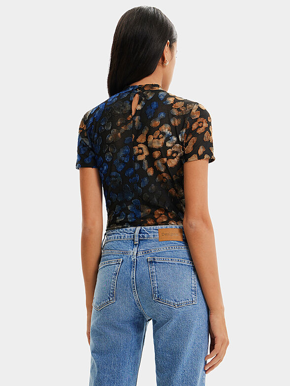 FELINO bodysuit with animal print - 3