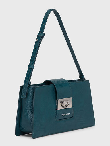 IVY black shouder bag with metal detail - 3