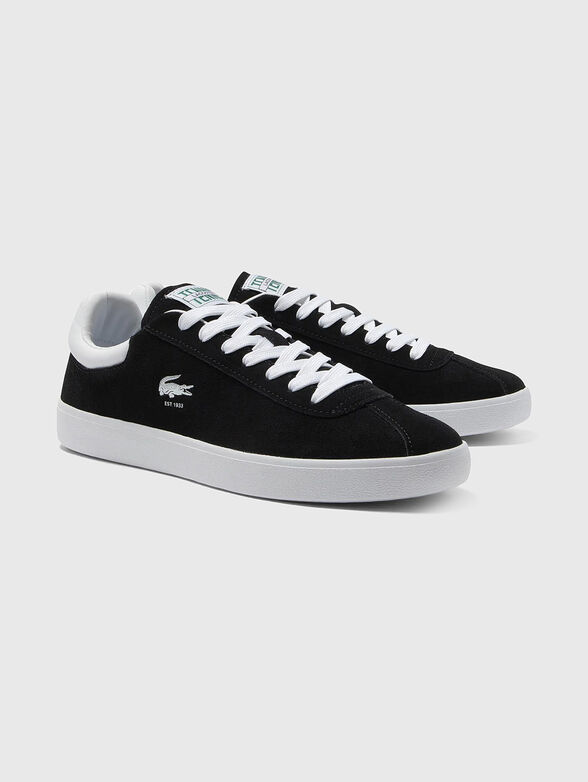 BASESHOT black suede sneakers - 2