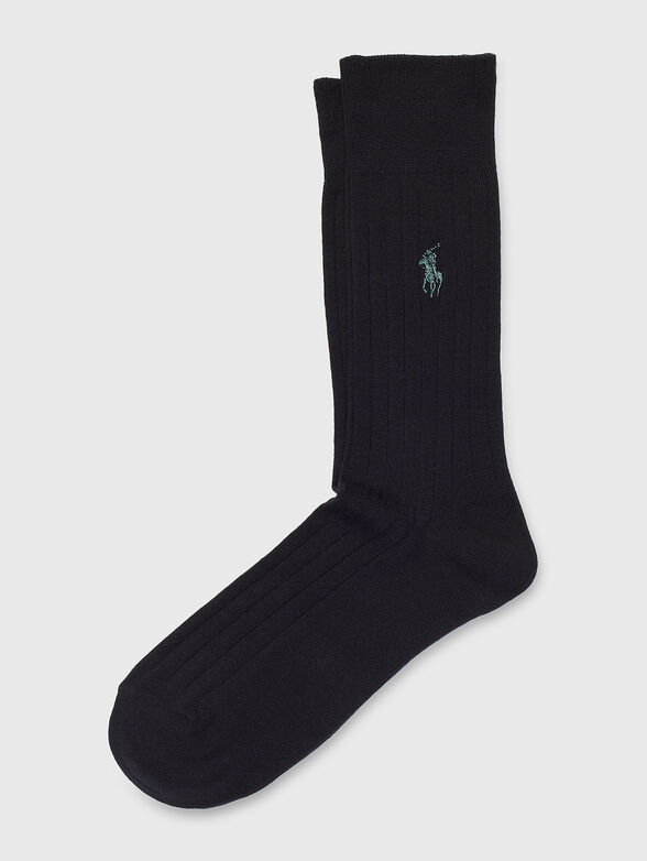 Socks with logo embroidery - 0