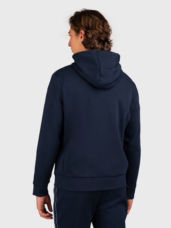 Black sweatshirt with logo details - 3