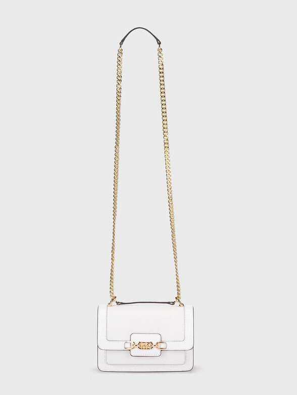 Leather crossbody bag in white color - 2