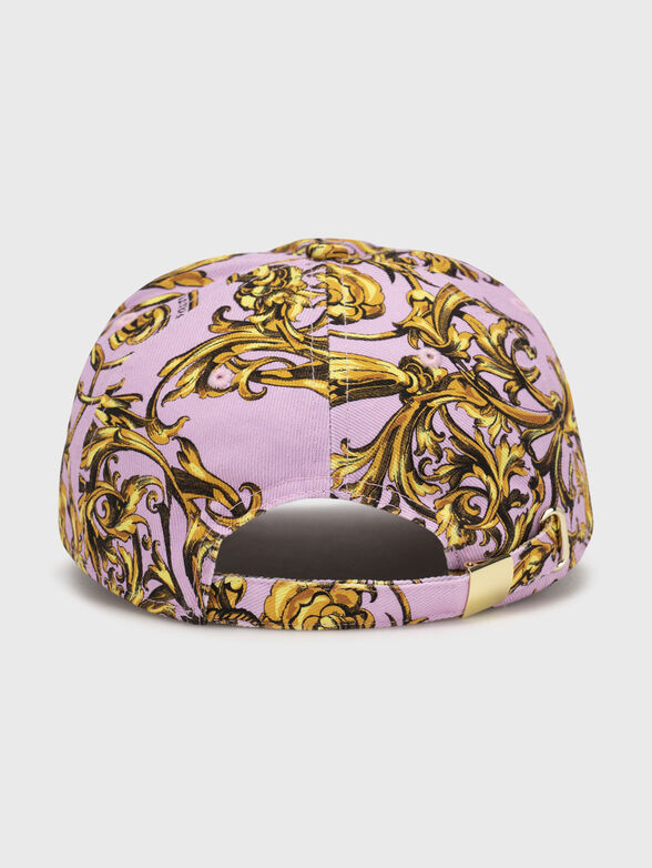 Hat with baroque print - 2