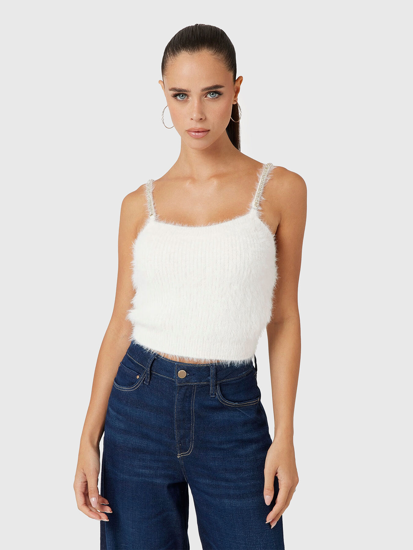 Fuzzy sweater top brand GUESS Globalbrandsstore en