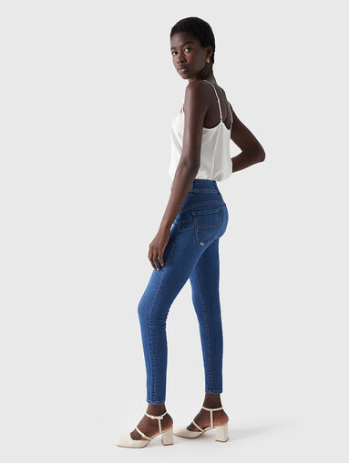 SECRET blue skinny jeans  - 4
