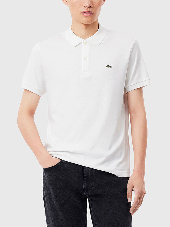 Short sleeve cotton polo shirt - 1
