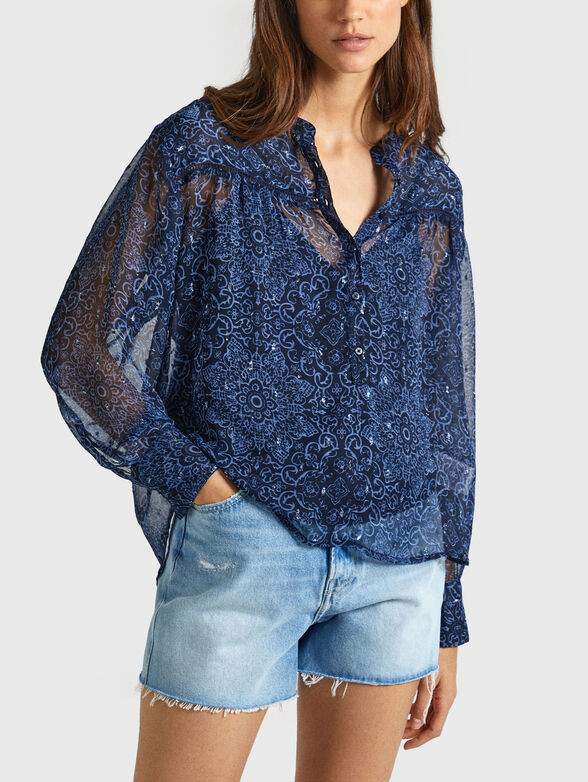 CLEMENTINE chiffon blouse - 0