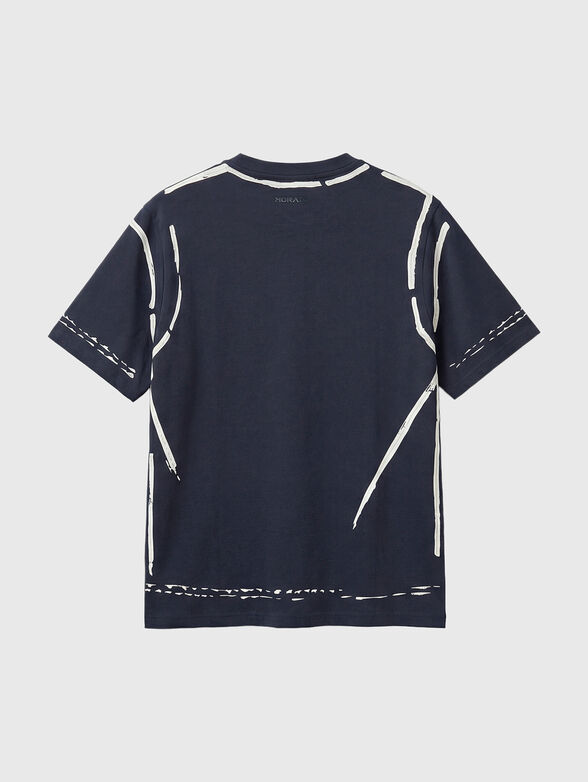 Cotton T-shirt with graphic print - 2