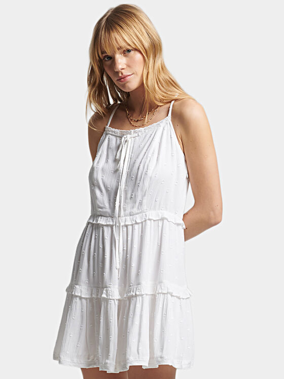 Mini dress with embroidery - 1