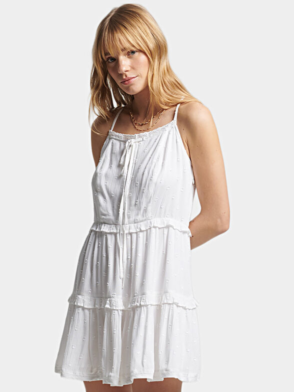 Mini dress with embroidery - 1