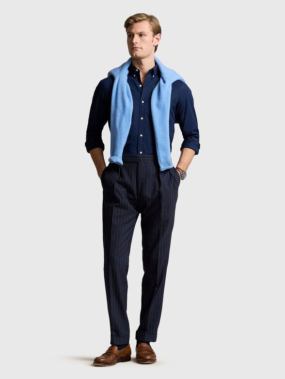 Slim fit cotton poplin shirt - 2