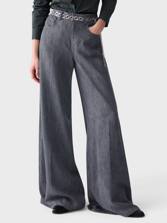 Pants with belt - 1