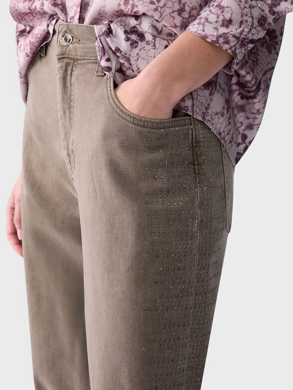 Jeans with rhinestones - 3