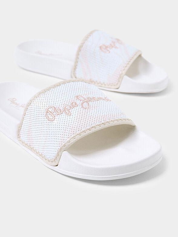 Slides with logo embroidery - 6