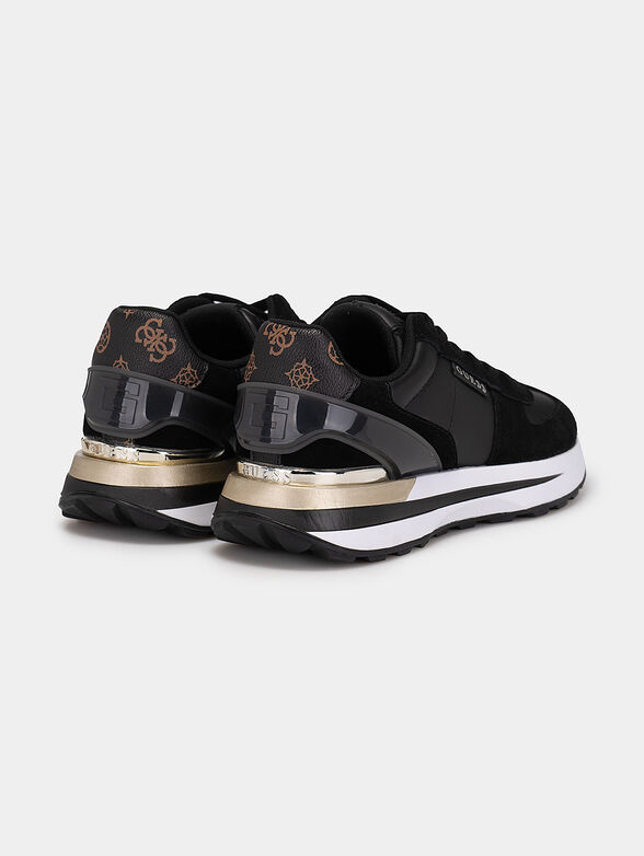 JAZET sports shoes with gold accents - 3