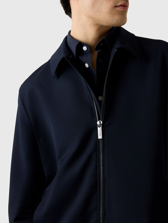 Bomber jacket with collar  - 4