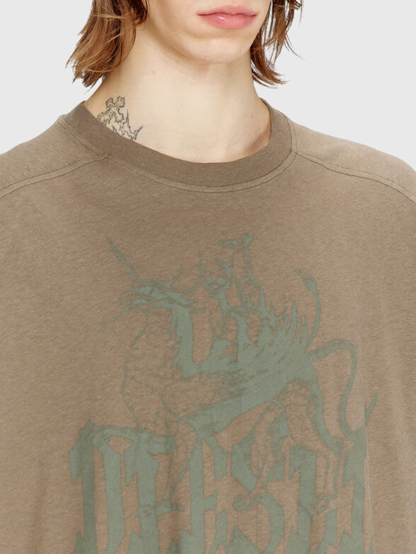 Cotton and hemp T-shirt - 4