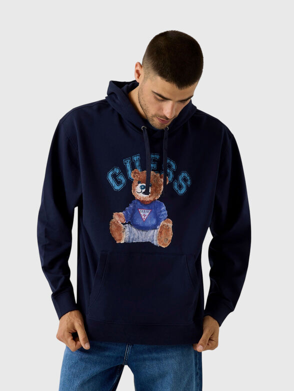 Cotton-blend sweatshirt - 1