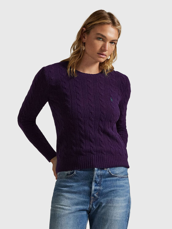 Cashmere blend wool sweater - 1
