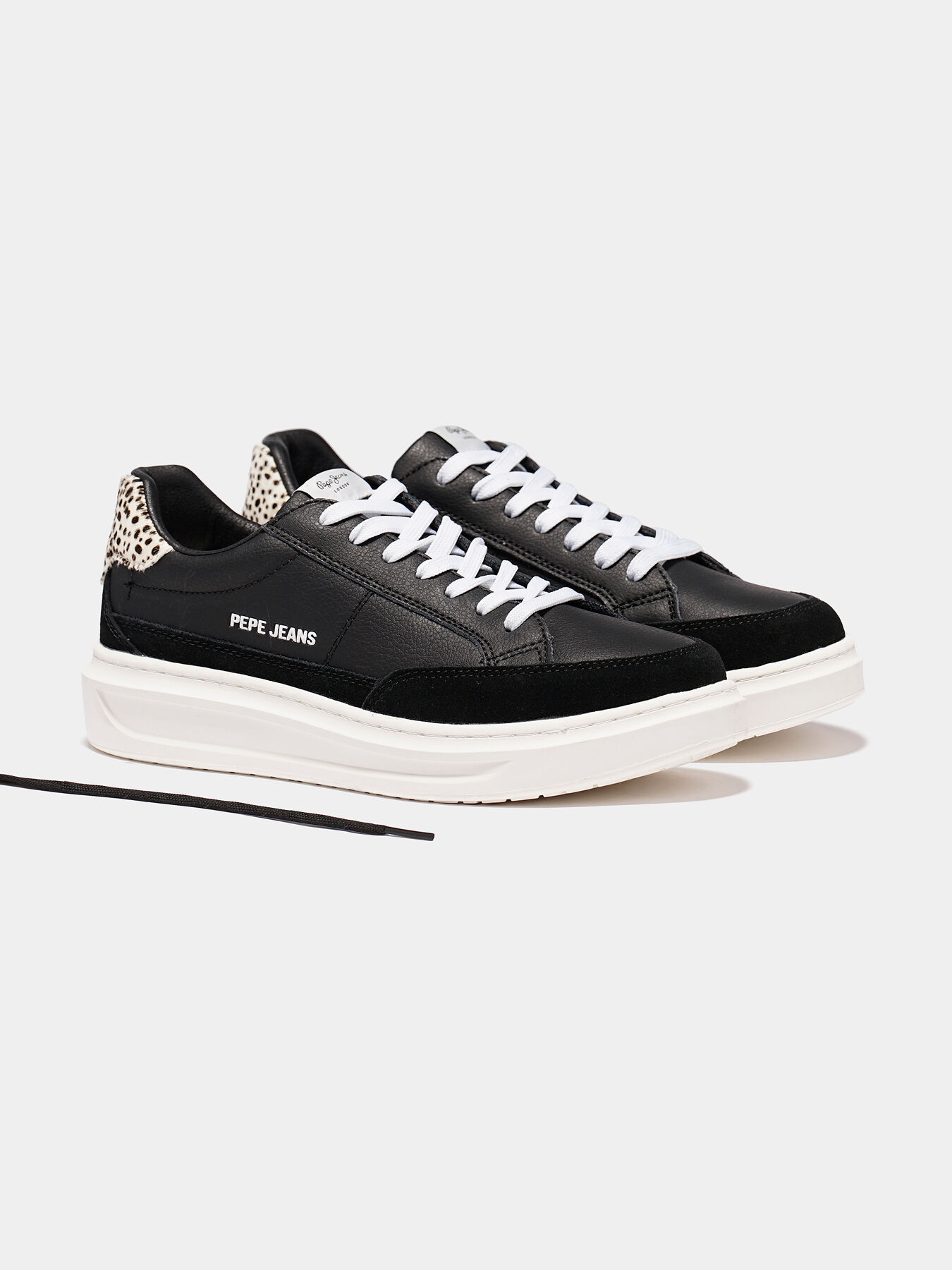 ABBEY BASS black sneakers brand Pepe Jeans Globalbrandsstore en