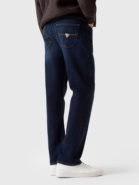 MASON dark blue straight fit jeans - 2