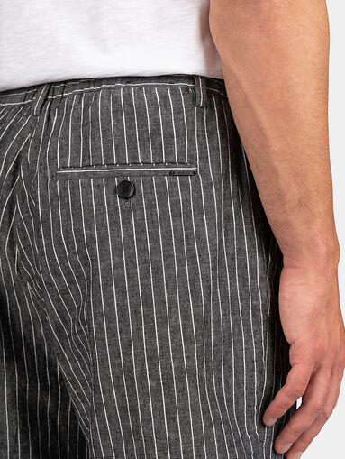 GUSTAF striped shorts - 5