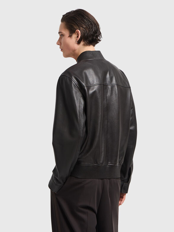 Black leather jacket - 2