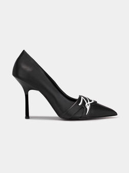 Черни кожени обувки SARABANDE - 1