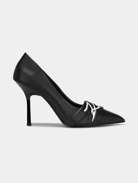 SARABANDE Black leather shoes - 1